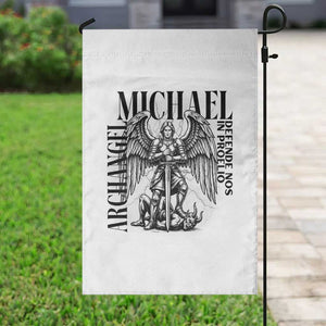 Saint Michael Archangel Defende Nos In Proelio Garden Flag Christian Faith Gift TS12 Print Your Wear