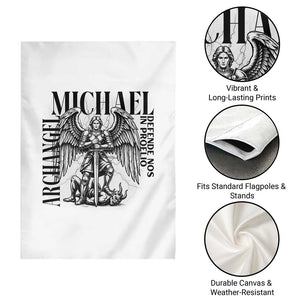 Saint Michael Archangel Defende Nos In Proelio Garden Flag Christian Faith Gift TS12 Print Your Wear
