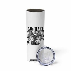 Saint Michael Archangel Defende Nos In Proelio Skinny Tumbler Christian Faith Gift TS12 Print Your Wear