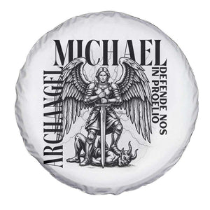 Saint Michael Archangel Defende Nos In Proelio Spare Tire Cover Christian Faith Gift TS12 Print Your Wear