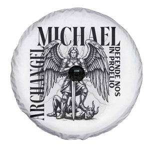Saint Michael Archangel Defende Nos In Proelio Spare Tire Cover Christian Faith Gift TS12 Print Your Wear