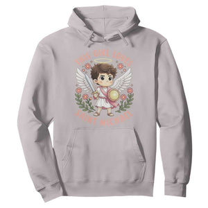 This Girl Loves Saint Michael Hoodie Religious Faith Gift TS12 Ice Gray Print Your Wear