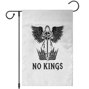No Kings Garden Flag St Michael Archangel Victory Over Tyranny TS12 White Print Your Wear
