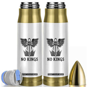 No Kings Bullet Tumbler St Michael Archangel Victory Over Tyranny TS12 White Print Your Wear