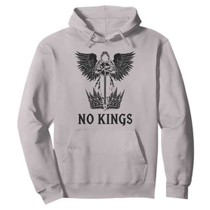 No Kings Hoodie St Michael Archangel Victory Over Tyranny TS12 Ice Gray Print Your Wear