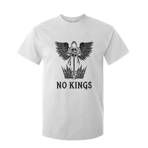 No Kings T Shirt For Kid St Michael Archangel Victory Over Tyranny TS12 White Print Your Wear