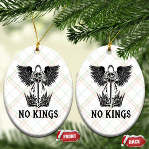 No Kings Ceramic Ornament St Michael Archangel Victory Over Tyranny TS12 Print Your Wear