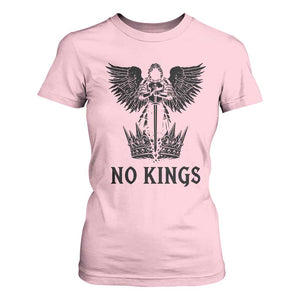 No Kings T Shirt For Women St Michael Archangel Victory Over Tyranny TS12 Light Pink Print Your Wear
