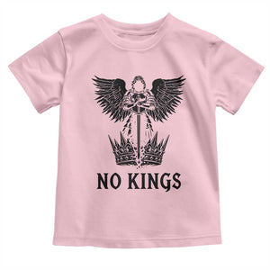 No Kings Toddler T Shirt St Michael Archangel Victory Over Tyranny TS12 Light Pink Print Your Wear