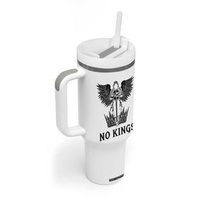 No Kings Tumbler With Handle St Michael Archangel Victory Over Tyranny TS12 Print Your Wear