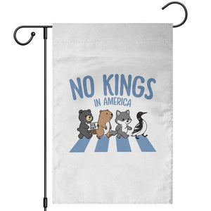 Funny Political No Kings In America Garden Flag Gift For Animal Lovers TS12 White Print Your Wear