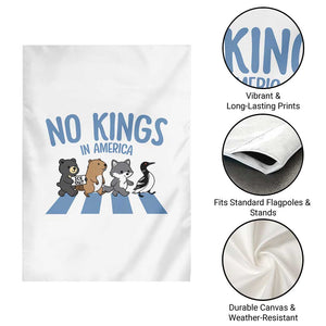 Funny Political No Kings In America Garden Flag Gift For Animal Lovers TS12 Print Your Wear