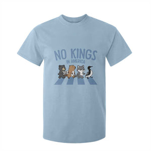 Funny Political No Kings In America T Shirt For Kid Gift For Animal Lovers TS12 Light Blue Print Your Wear