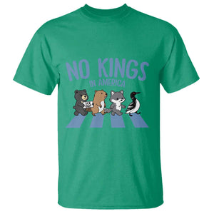 Funny Political No Kings In America T Shirt Gift For Animal Lovers TS12 Irish Green Print Your Wear