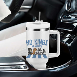 Funny Political No Kings In America Tumbler With Handle Gift For Animal Lovers TS12 Print Your Wear
