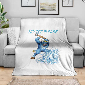 No Ice Please Throw Blanket Funny Babe The Blue Ox Minnesota Folklore TS12 Print Your Wear