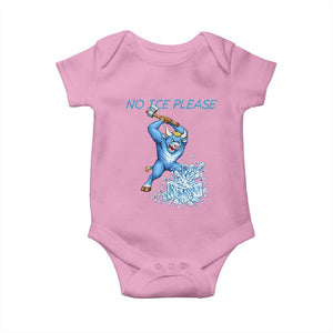 No Ice Please Baby Onesie Funny Babe The Blue Ox Minnesota Folklore TS12 Light Pink Print Your Wear