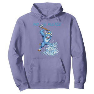 No Ice Please Hoodie Funny Babe The Blue Ox Minnesota Folklore TS12 Violet Print Your Wear