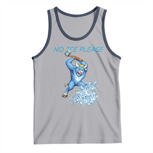 No Ice Please Tank Top Funny Babe The Blue Ox Minnesota Folklore TS12 Athletic Heather Navy Print Your Wear