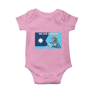 Funny Political Folklore Babe The Blue Ox Baby Onesie No Ice Please TS12 Light Pink Print Your Wear