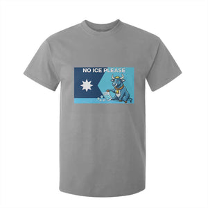 Funny Political Folklore Babe The Blue Ox T Shirt For Kid No Ice Please TS12 Sport Gray Print Your Wear