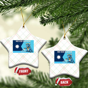 Funny Political Folklore Babe The Blue Ox Ceramic Ornament No Ice Please TS12 Print Your Wear
