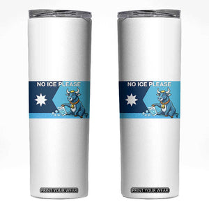 Funny Political Folklore Babe The Blue Ox Skinny Tumbler No Ice Please TS12 White Print Your Wear