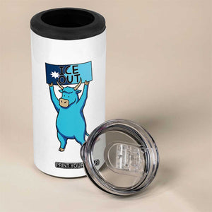Funny Minnesota Folklore Babe The Blue Ox 4 in 1 Can Cooler Tumbler Ice Out TS12 Print Your Wear