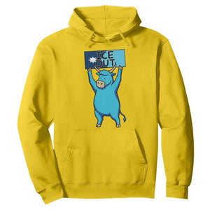 Funny Minnesota Folklore Babe The Blue Ox Hoodie Ice Out TS12 Daisy Print Your Wear