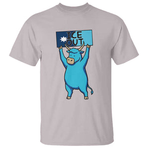 Funny Minnesota Folklore Babe The Blue Ox T Shirt Ice Out TS12 Ice Gray Print Your Wear