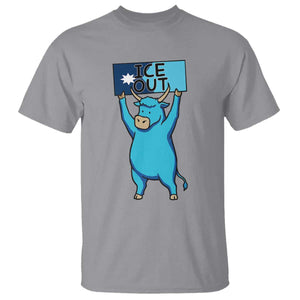 Funny Minnesota Folklore Babe The Blue Ox T Shirt Ice Out TS12 Sport Gray Print Your Wear