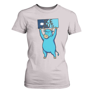 Funny Minnesota Folklore Babe The Blue Ox T Shirt For Women Ice Out TS12 Ice Gray Print Your Wear