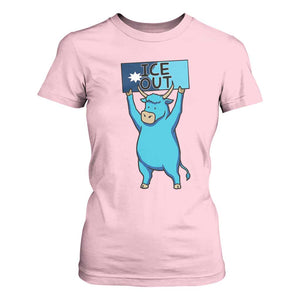 Funny Minnesota Folklore Babe The Blue Ox T Shirt For Women Ice Out TS12 Light Pink Print Your Wear