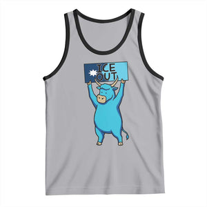 Funny Minnesota Folklore Babe The Blue Ox Tank Top Ice Out TS12 Athletic Heather Black Print Your Wear