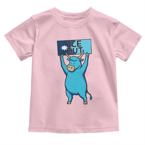 Funny Minnesota Folklore Babe The Blue Ox Toddler T Shirt Ice Out TS12 Light Pink Print Your Wear