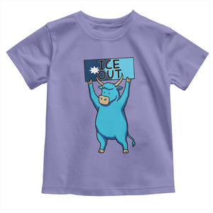 Funny Minnesota Folklore Babe The Blue Ox Toddler T Shirt Ice Out TS12 Violet Print Your Wear