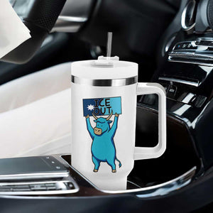 Funny Minnesota Folklore Babe The Blue Ox Tumbler With Handle Ice Out TS12 Print Your Wear
