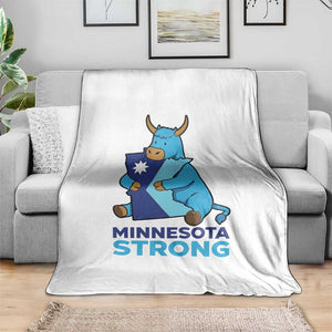 Minnesota Strong Throw Blanket Blue Ox Midwest Folklore Heritage TS12 Print Your Wear