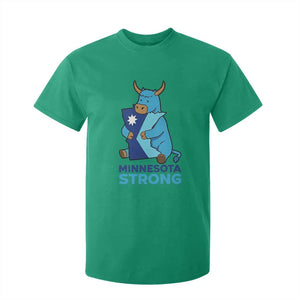 Minnesota Strong T Shirt For Kid Blue Ox Midwest Folklore Heritage TS12 Irish Green Print Your Wear