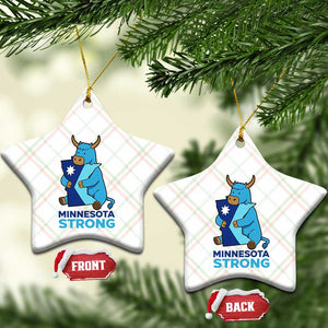 Minnesota Strong Ceramic Ornament Blue Ox Midwest Folklore Heritage TS12 Print Your Wear
