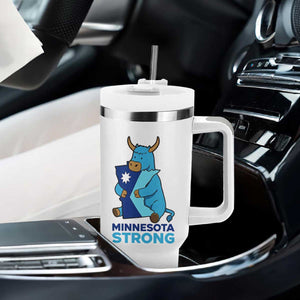 Minnesota Strong Tumbler With Handle Blue Ox Midwest Folklore Heritage TS12 Print Your Wear