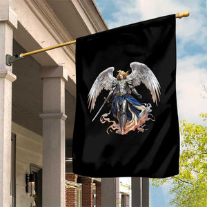 Archangel Saint Michael Warrior Garden Flag Catholic Protection Gift TS12 Print Your Wear