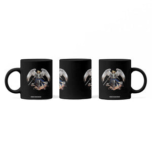 Archangel Saint Michael Warrior Coffee Mug Catholic Protection Gift TS12 Print Your Wear