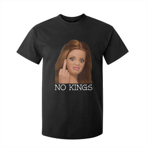 No Kings T Shirt For Kid Funny Disgusted Doll Face Meme TS12 Black Print Your Wear