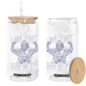 Funny Alpha Wolf Meme Glass Can I Got That Dog In Me TS12 Print Your Wear