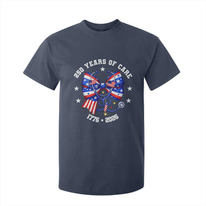 Nurse 250 Years Of Care T Shirt For Kid Patriotic American Nurse Gift TS12 Navy Print Your Wear