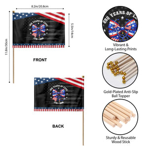 Nurse 250 Years Of Care Patriotic Handheld Flag Patriotic American Nurse Gift TS12 Print Your Wear