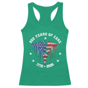Patriotic Nurse 250 Years Of Care Racerback Tank Top Healthcare Worker Gift TS12 Irish Green Print Your Wear