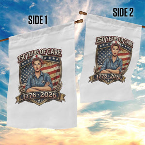 Patriotic Nurse Celebrating 250 Years Of Care Gift Garden Flag TS12 Print Your Wear