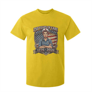 Patriotic Nurse Celebrating 250 Years Of Care Gift T Shirt For Kid TS12 Daisy Print Your Wear